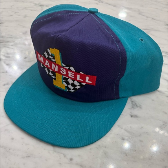 Vintage Mansell NASCAR Racing Hat Snapback 90s Texaco Havoline - Picture 2 of 6